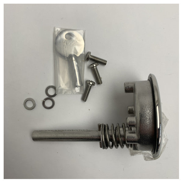 Osculati Lift and turn flush latch Stainless Steel with lock �60 - 38.152.41