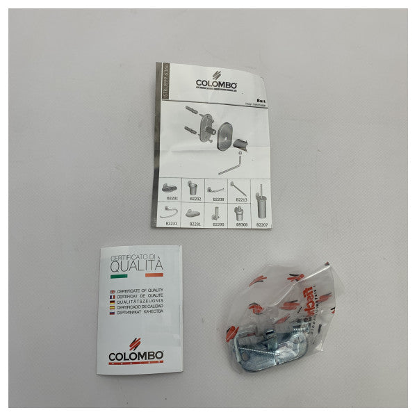 Colombo verchromter Handtuchhalter aus Edelstahl - B2231