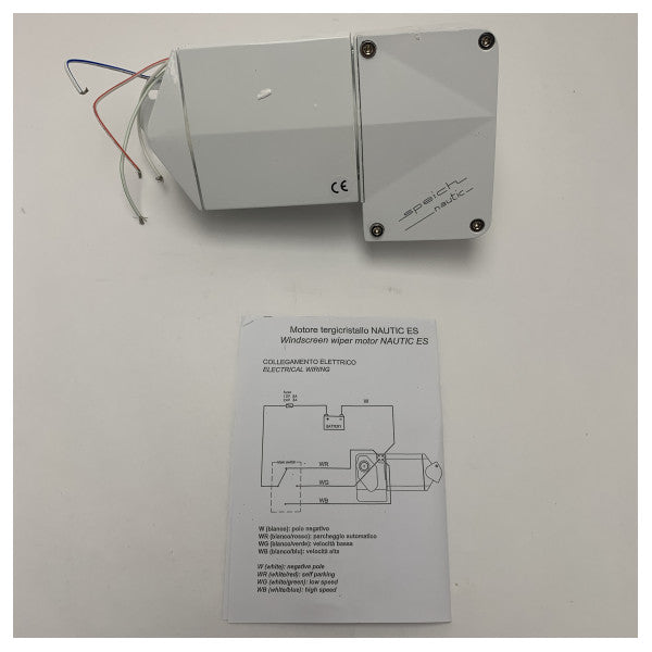 Speich Marine Grade 12V Vattentät Torkarmotor 30 mm - ES1264 