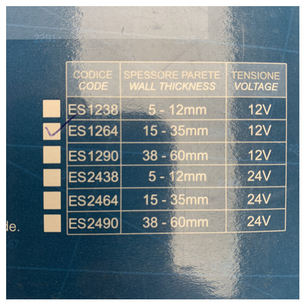 Speich Marine Grade 12V Vattentät Torkarmotor 30 mm - ES1264 