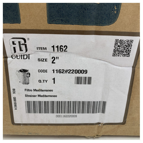 Guidi Brass 2 Zoll Seewasserfilter - 1162#220009 