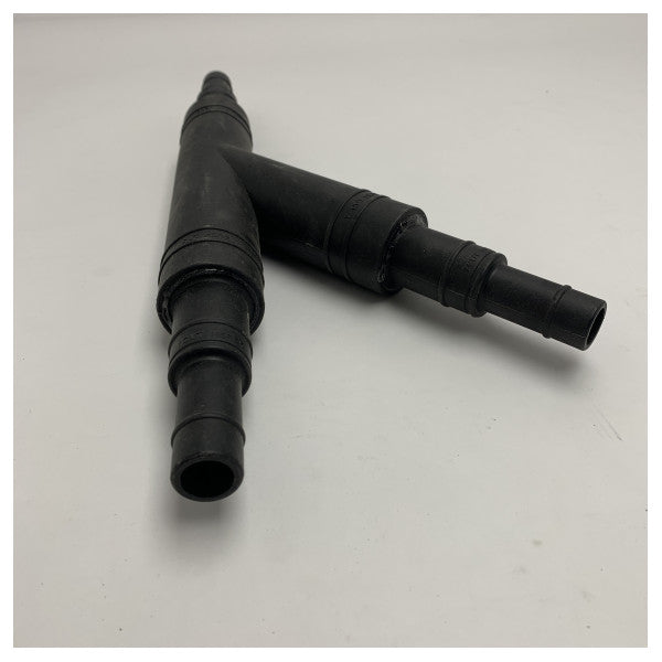Osculati 17.238.50 Y-Piece Connection Hose Black