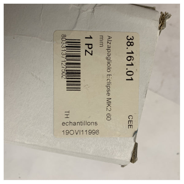 オスキュラティ エクリプス MK2 ステンレススチール フラッシュデッキラッチ 60 mm - 38.161.01 