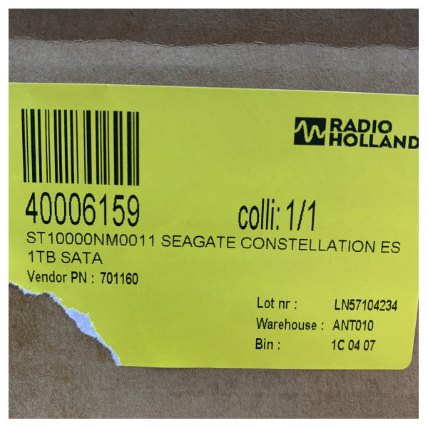 Seagate Constellation ES 1TB SATA 3,5-tommer Enterprise HDD ST1000NM0011 