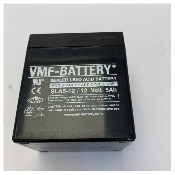 VMF-BATTERY AGM-batteri 12V 5Ah - SLA5-12 Highlander VDR600 
