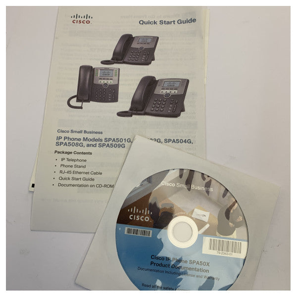 Cisco SPA504G IP-Telefon 4-Leitungen PoE VoIP Telefon Verkabelt 