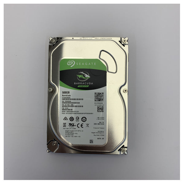 Seagate BarraCuda 500GB Interne Festplatte - 3,5 Zoll SATA 6Gb/s 7200rpm 32MB HDD 