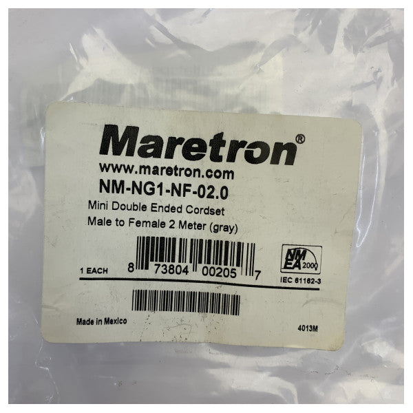 Maretron NM-NG1-NF-02.0 Mini Double-Ended Cordset - Male to Female - 2m 