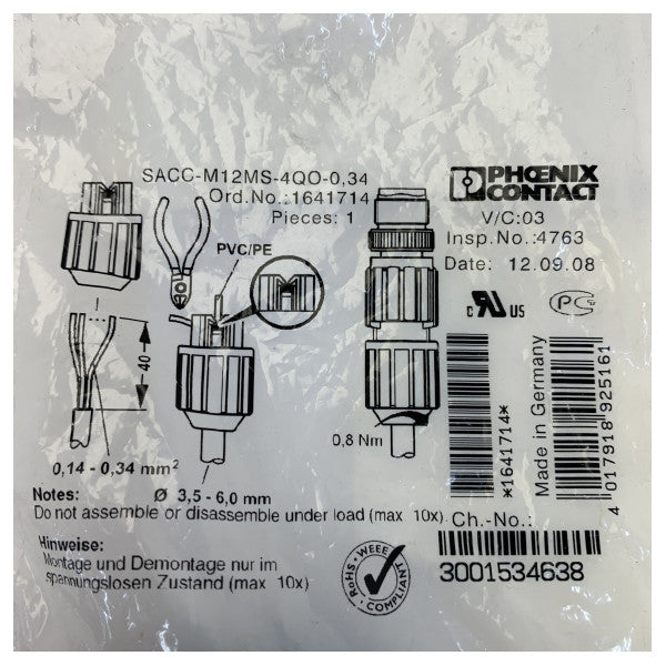Phoenix Netwave NW4000-866 Netzwerkanschluss - Stecker 