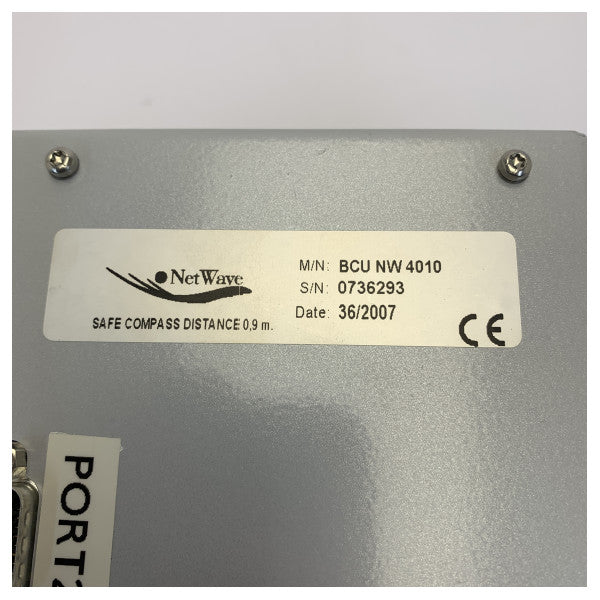 Netwave NW4010 VDR Bridge Alarme e Unidade de Controle (BCU) - Eletrónica Marinha 