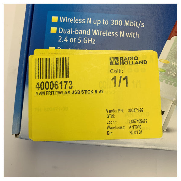 AVM FRITZ!WLAN USB Stick N v2 netværksadapter - 300 Mbit/s 