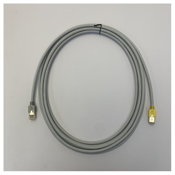 Cabo de patch Ethernet Crossover Cat5 S/FTP RJ45 - 5m Cinza 