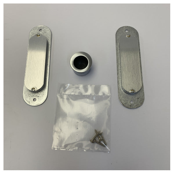 Wurth Paslanmaz Çelik Kayar Kapı Kolu Kiti 120x3mm - B4D-U-KIT W 