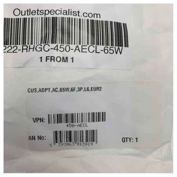 Dell 65W Netzadapter - Laptop-Netzadapter 450-AECL 