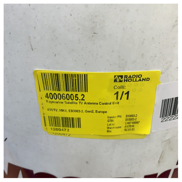 VERWENDET Raymarine 45STV MKII Satelliten-TV-Antennensystem - E93003-2 Gen2 EU 
