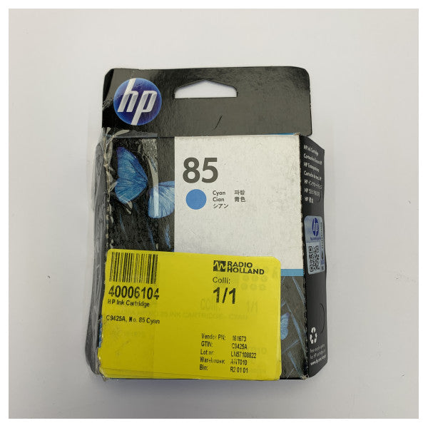 HP Nr. 85 C9425A Tintenpatrone Cyan - Original HP-Druckertinte 