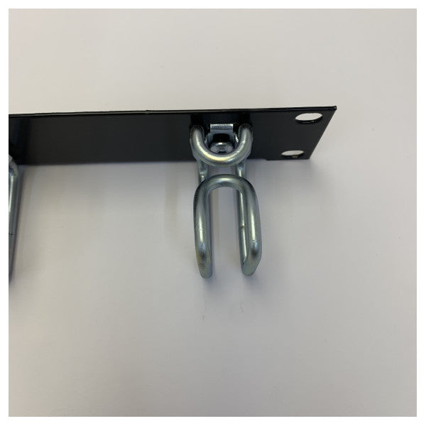 Rittal DK 5502.205 Maneuvering panel with 5 Maneuvering eyes - 1U - Galvanized Steel 