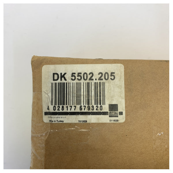 Rittal DK 5502.205 Maneuvering panel with 5 Maneuvering eyes - 1U - Galvanized Steel 