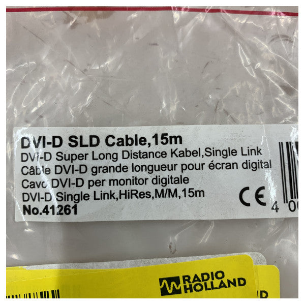 Cable DVI-D Single Link de 15 m - Distancia súper larga - M/M - 41261 