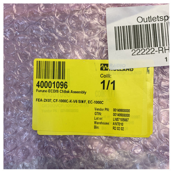 Furuno FEA-2X07 ECDIS Cfdisk Assembly CF-1000C-K-V6 SINF EC-1000C 