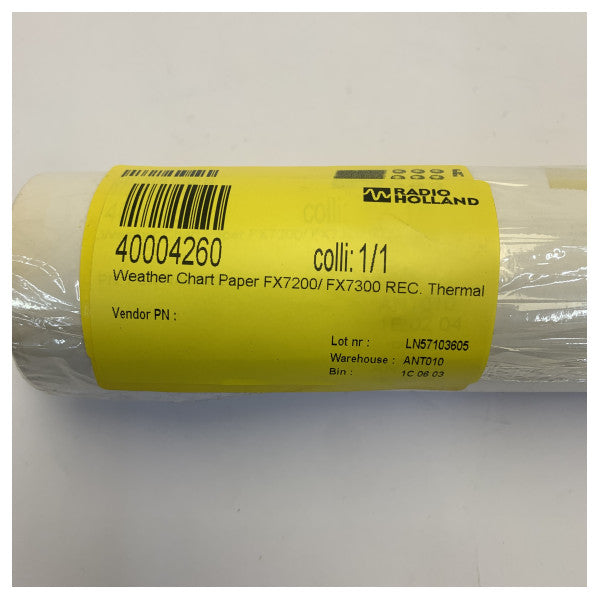 Recording Thermal Paper FX7200/FX7300 Weather Chart Paper 