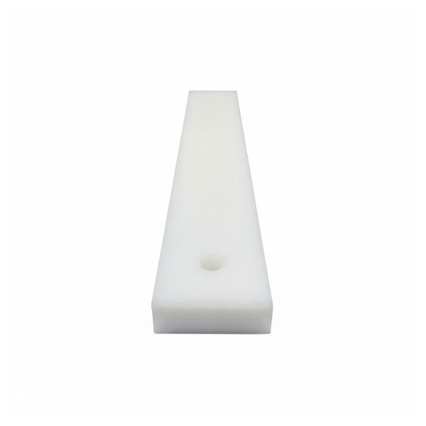 HMPE HD500 Ertalon Strixxa tal-plastik - Mħaffra - 600x40x15mm - Abjad - Hardware tal-jott 