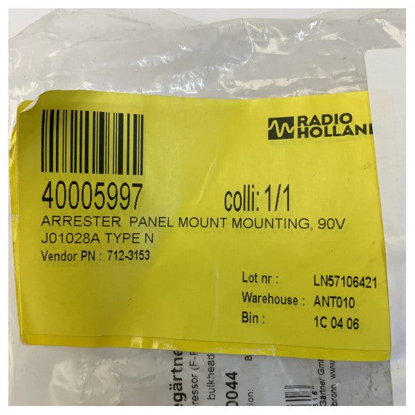 Telegärtner Surge Suppressor N-Type женски 90V арестър J01028A0044 