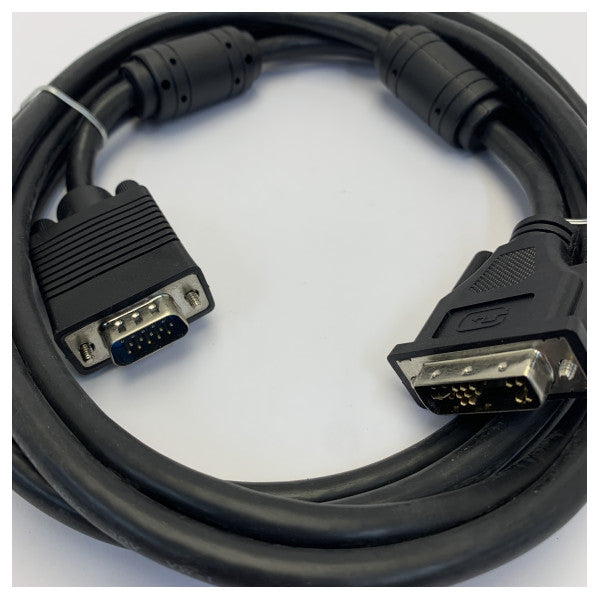 DVI-I til VGA marinedisplaykabel - 3 m - K5436.3 