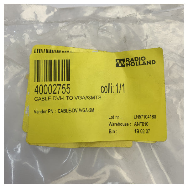 Cavo display marino DVI-I a VGA - 3 m - K5436.3 