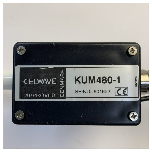 AC Antennas KUM480-1 HF/SSB marineantenne - 2 sektioner - 5 m - 500 W - 1,4-30 MHz 