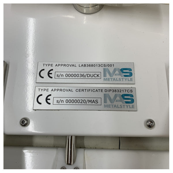 Metastyle Type Approval WT A30 FD Rustfritt Stål Åpningsluke 490 x 430 mm - 379480 