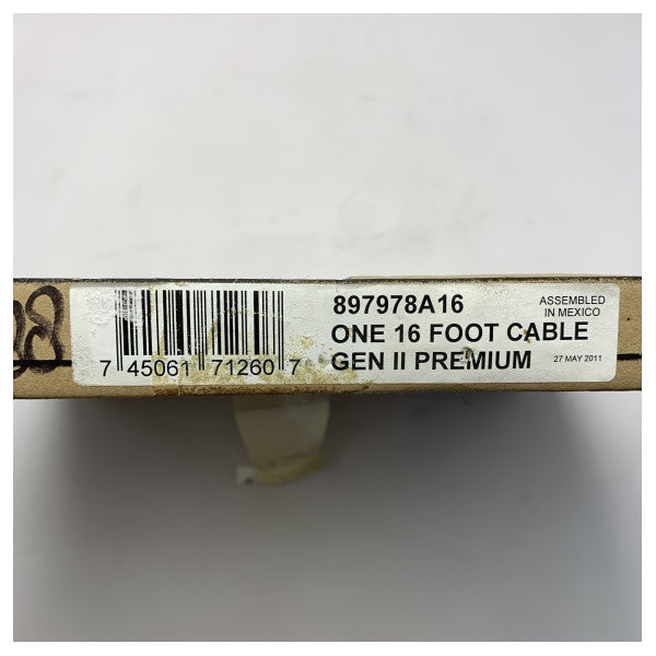 Quicksilver G2 16ft Marine Throttle and Shift Cable � Holdbart kontrolkabel i rustfrit stål til påhængsmotorer