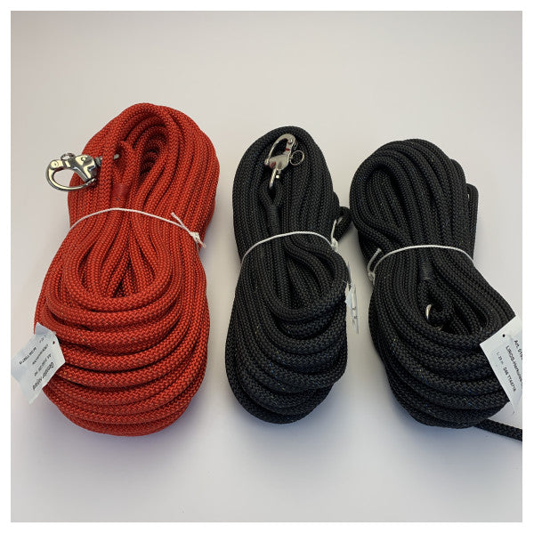 Liros Herkulus Color 29 Gennaker-Tau-Set - 2x 28M Schwarz + 1x 50M Rot 