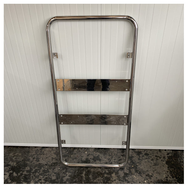 Hanse Τραπέζι πιλοτηρίου Medium Frame από ανοξείδωτο χάλυβα - Βάση από γυαλισμένο ανοξείδωτο χάλυβα - MET1514 