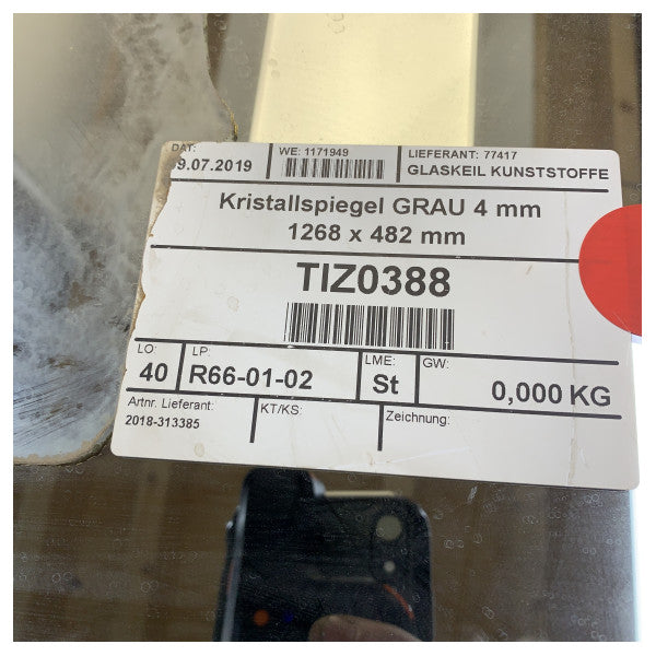 Hanse 1268 x 482 mm TIZ0388 Espejo para yate - 