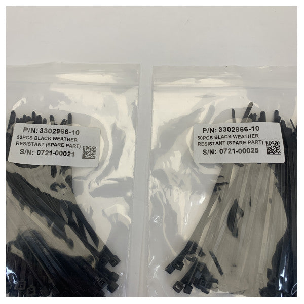 Danelec 3302966 Abraçadeiras 2x 50 pcs 