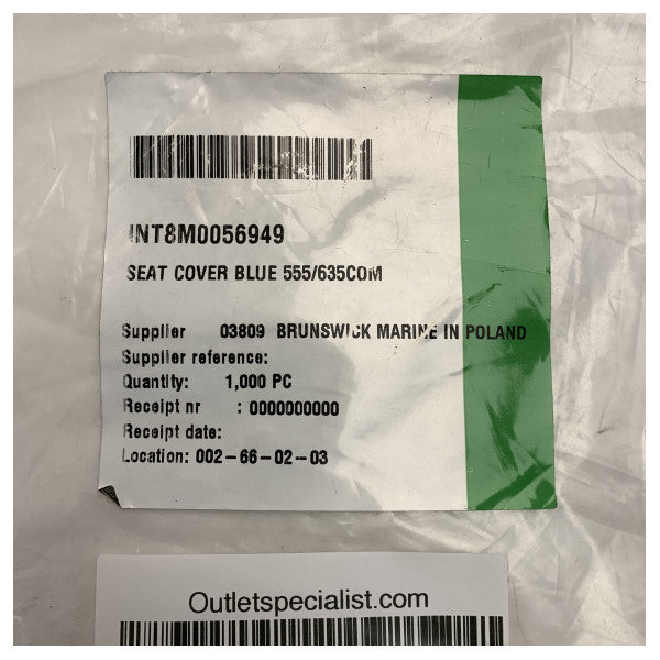 Quicksilver 555 und 635 Pilotensitzbezug navy blau - 8M0056949