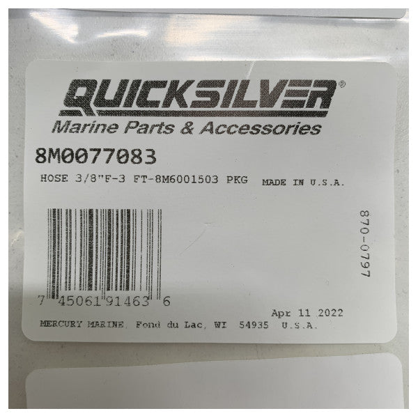 طقم خرطوم التوجيه الهيدروليكي الحاجز الهيدروليكي من ميركرايزر - 8M0077083