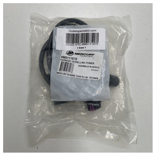Mercury VesselView Link電源ハーネスケーブルキット - 8M0111670