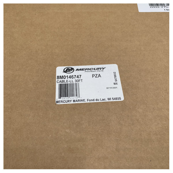 水星 Mercruiser 14 ピン データ ハーネス ケーブル 9 m - 8M0146747