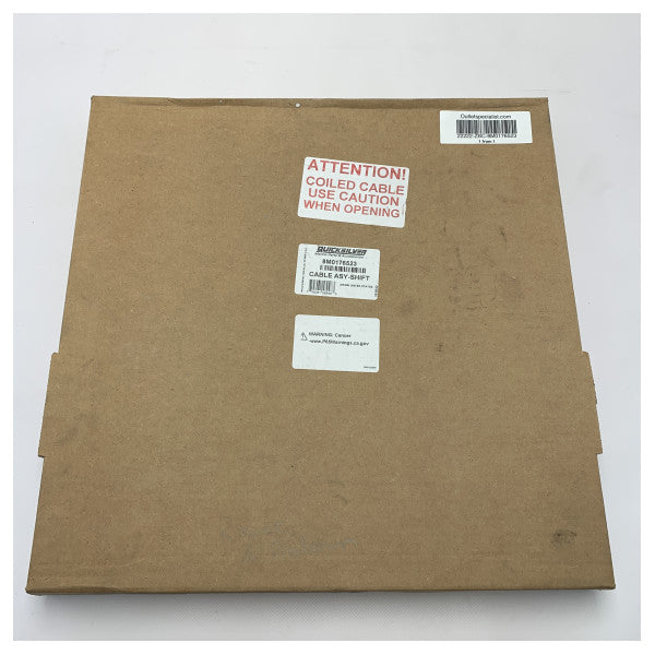 كابل التحكم في القارب المتين المقاوم للمياه المالحة والأشعة فوق البنفسجية 8M0176523 من كويك سيلفر مارين