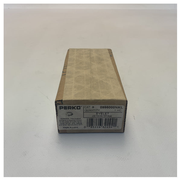 Ojales de acero inoxidable para sujetar cortinas - Herrajes resistentes a la corrosión para uso marítimo y al aire libre