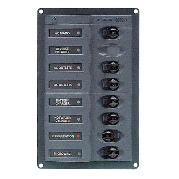 Panel de interruptores de circuito BEP 6 Función 110V-900-ACM6W-10V