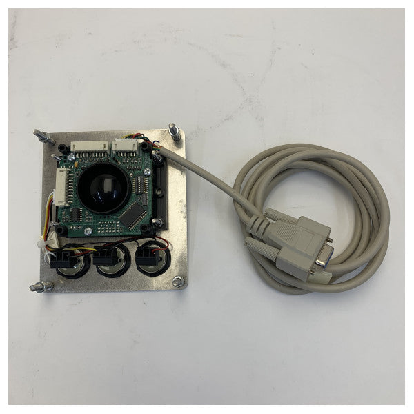 38 mm rustfrit stål trackball marine panelmontering TV1044 - industriel frontpanel i rustfrit stål 