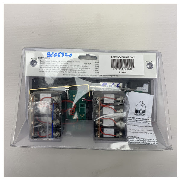 BEP 8-toiminen sähköinen kytkinpaneeli DC 12V - 901H