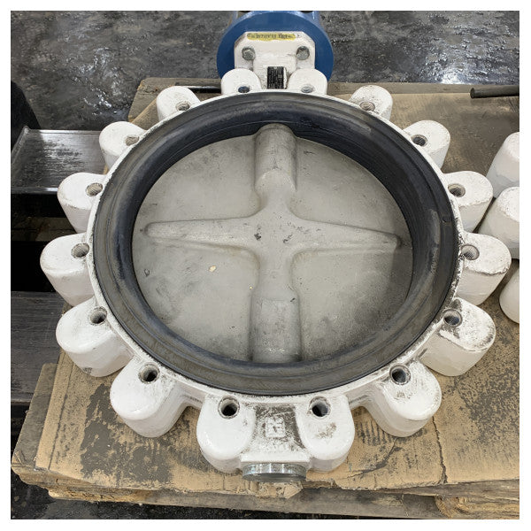 Rotork-Gears Butterfly Valve Lug DN400 PN6 RINA White - Yacht Hardware 