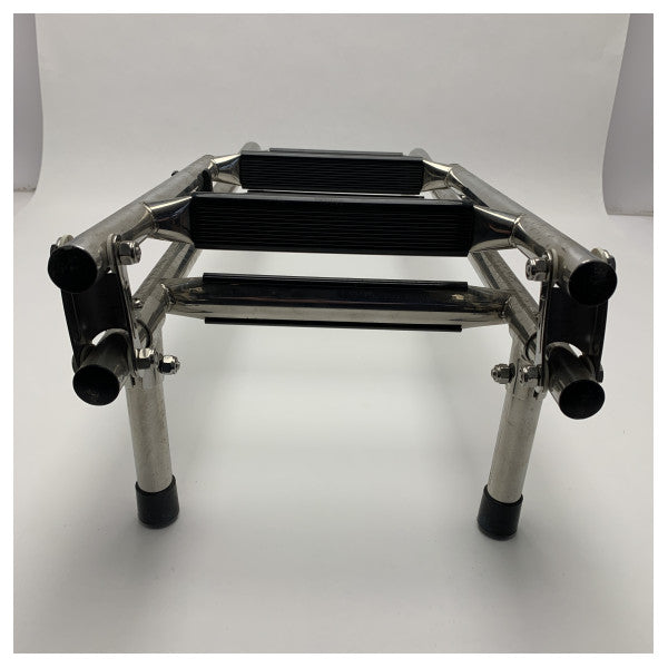 Allpa 9069802 ruostumattomasta teräksestä valmistetut 4-portaiset uimaportaat merenkulkuun tarkoitetut tikkaat