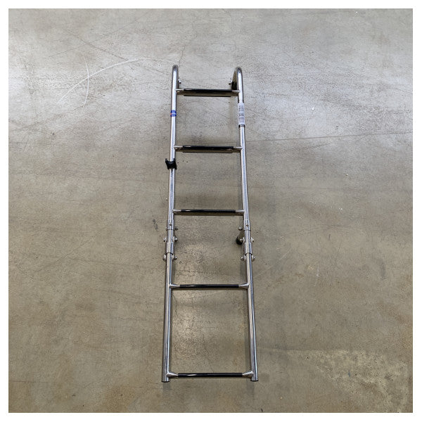 Allpa 9069802 ruostumattomasta teräksestä valmistetut 4-portaiset uimaportaat merenkulkuun tarkoitetut tikkaat