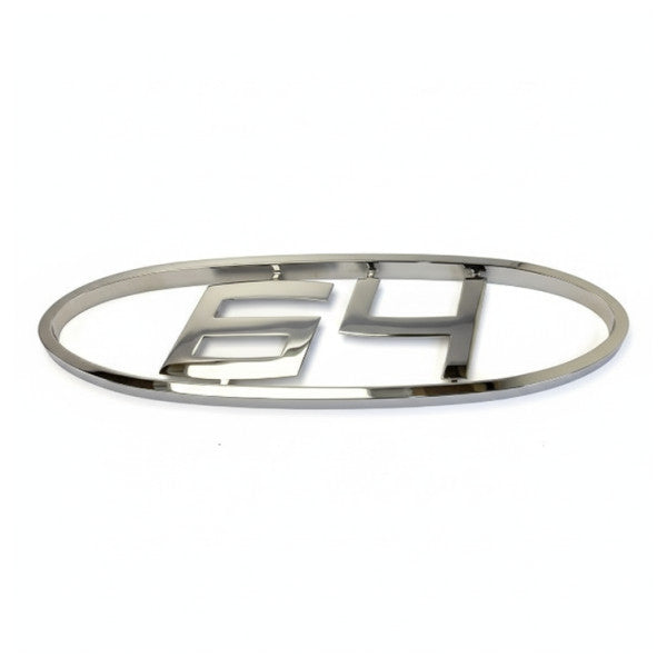 Pershing P64 Heckbordwand-Seitentor achtern, polierter Edelstahl - 304175 