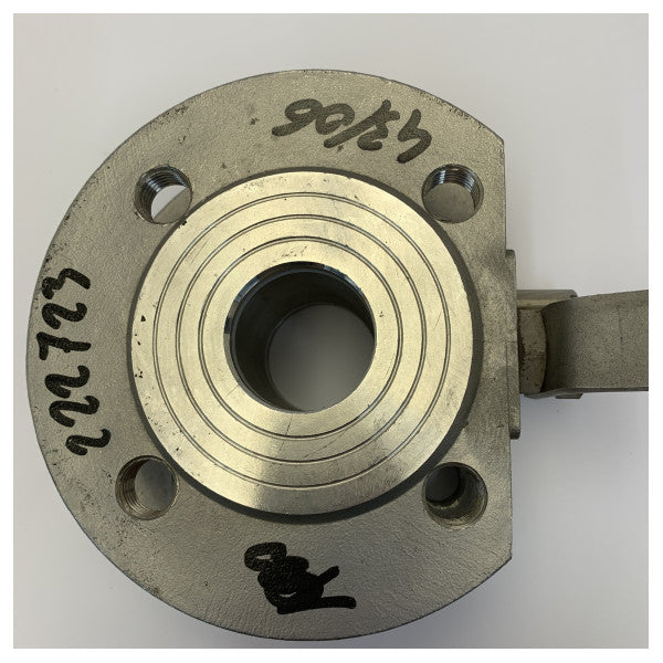 VAR Italy Stainless Steel 304 Flanged Ball Valve DN40 